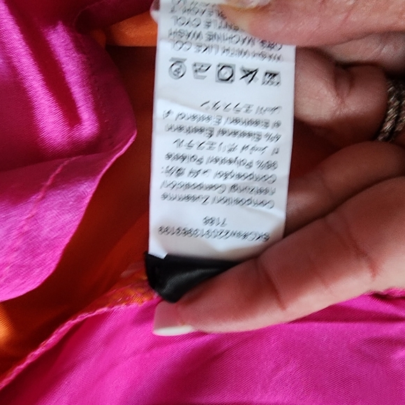 NEW Orange and Pink Shein blouse - Picture 8 of 11